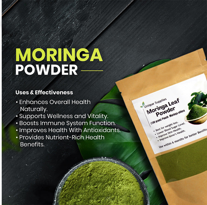 Moringa Leaf Powder 100% Organic Natural Leaf