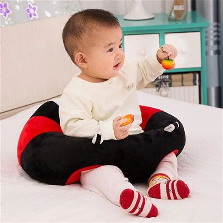 Baby Support Seat Plush Soft Baby Sofa Infant Learning To Sit Chair