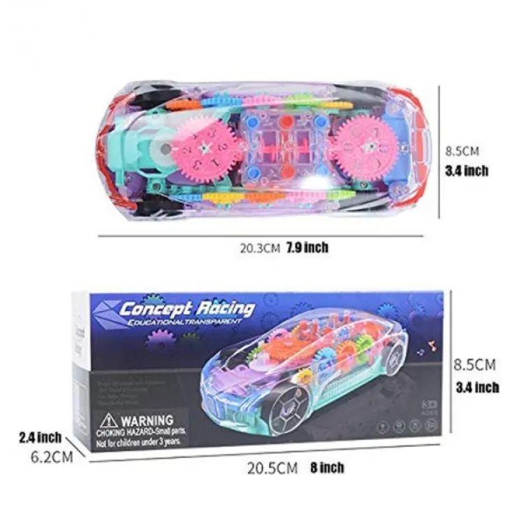 Concept Racing Educational Car 3D Flashing LED Light