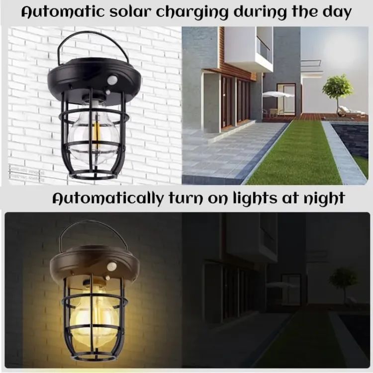 NC Solar Wall Light Outdoor Solar Camping Light